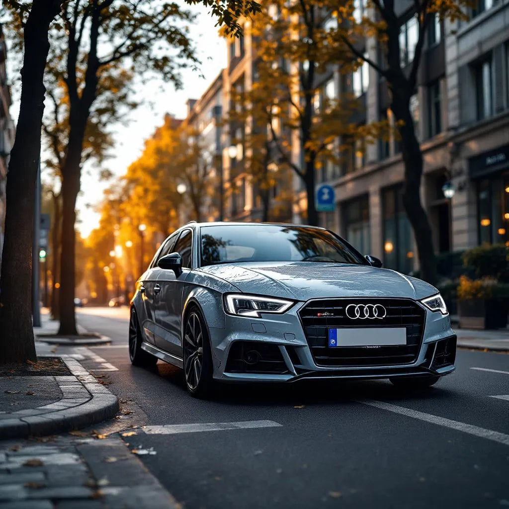 Audi A3 8P Diesel 2.0 TDI garée en ville