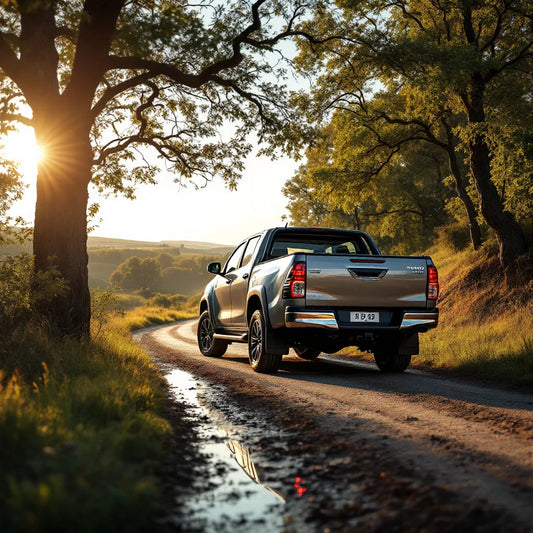 Toyota Hilux VII Diesel 2.5 D-4D 120ch sur chemin boueux