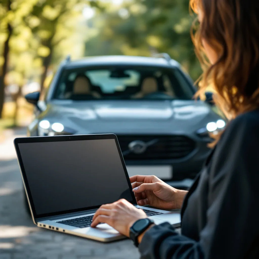 Consultation d'un historique voiture gratuit sur ordinateur avant achat