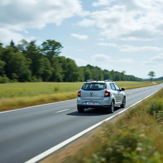 Dacia Logan I 1.4 MPI 75ch garée sur une route
