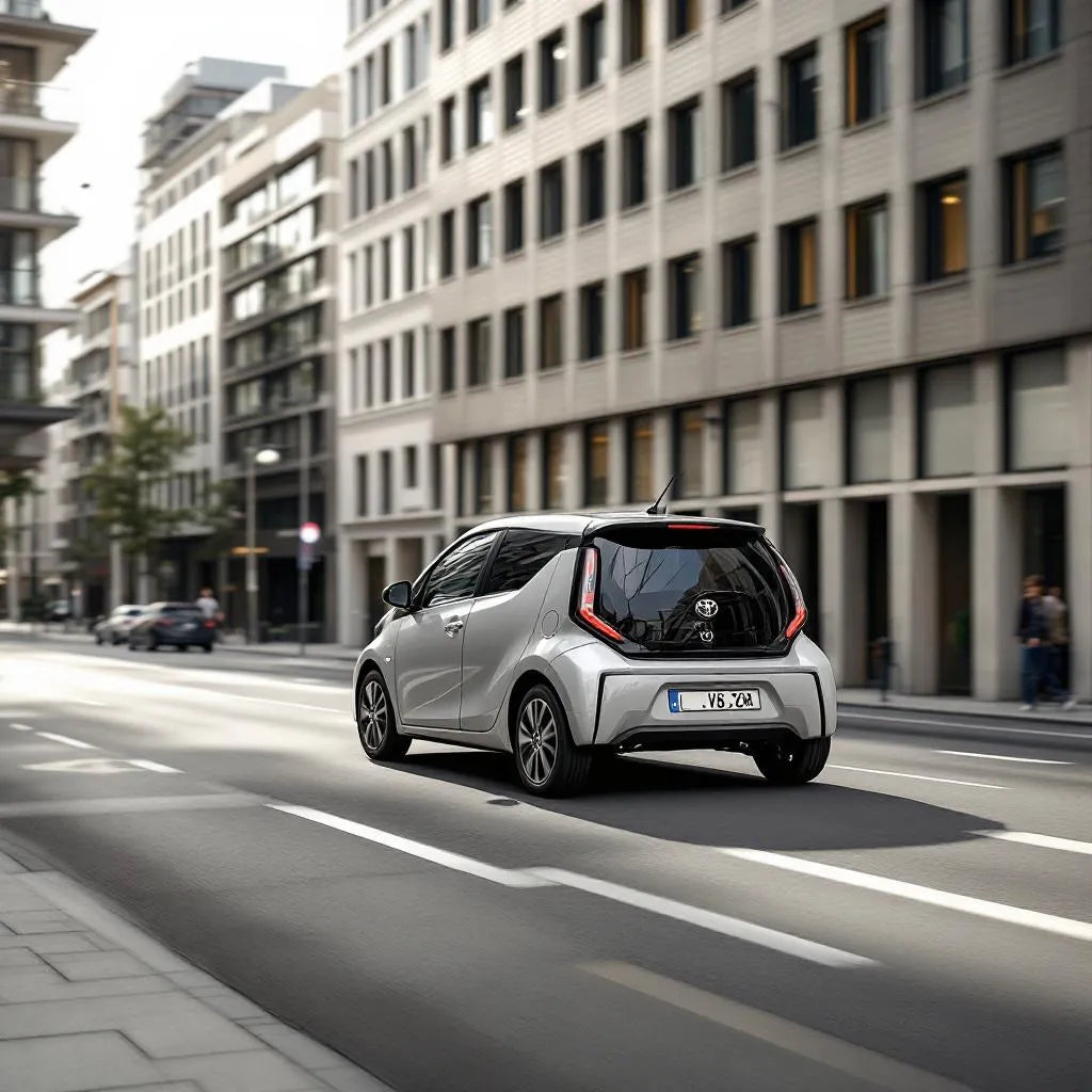 Toyota iQ Essence 1.0 VVT-i 68ch garée en ville