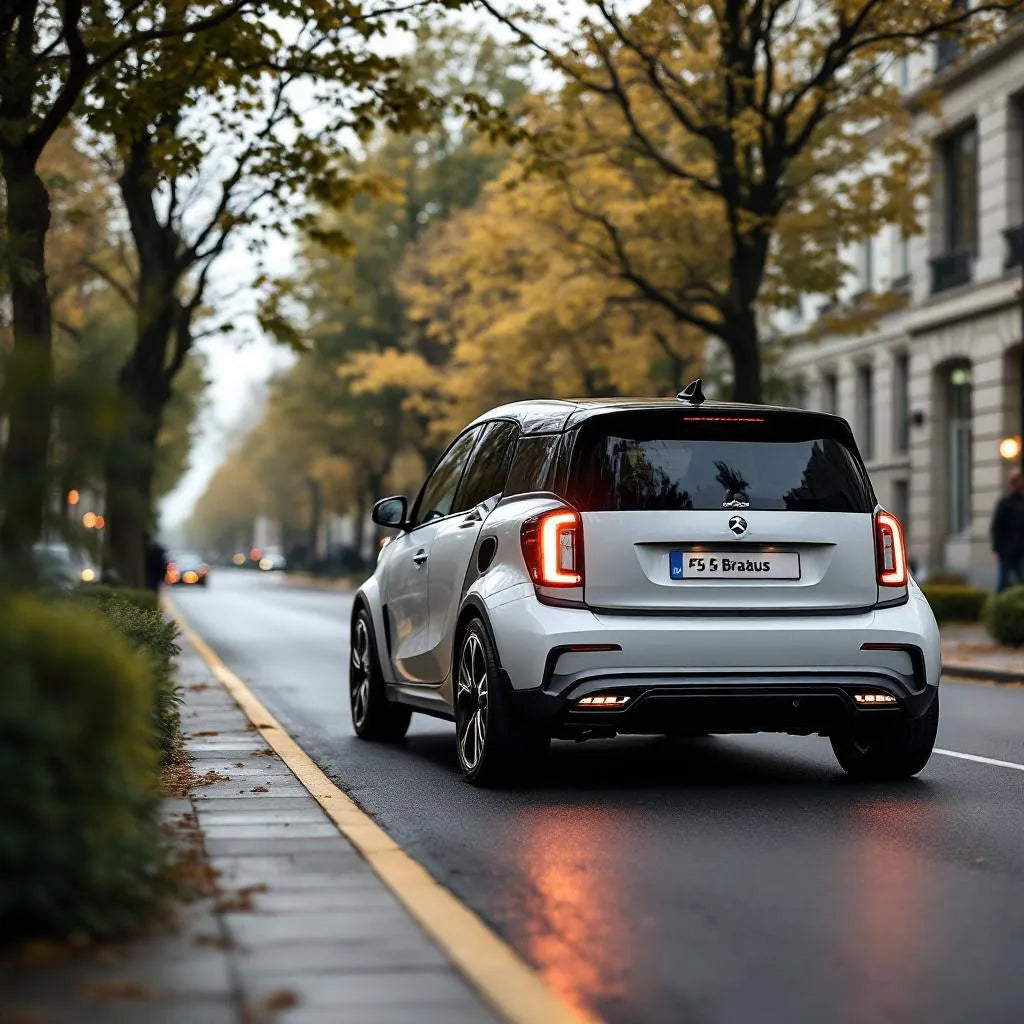 Smart #5 Brabus garé sur une route urbaine