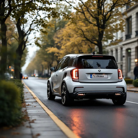 Smart #5 Brabus garé sur une route urbaine
