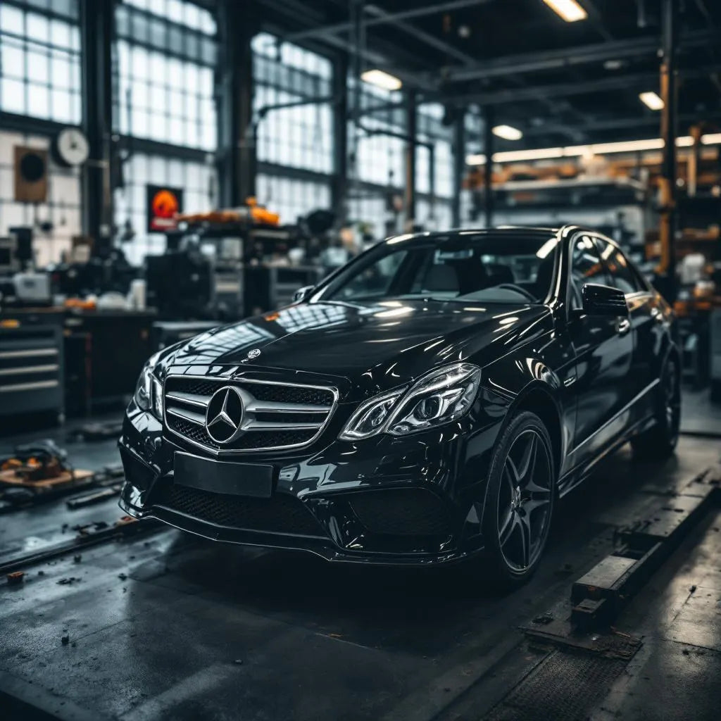 Mercedes Classe E W211 Diesel E270 CDI en atelier