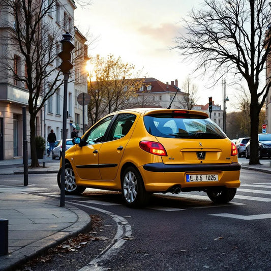 Peugeot 206+ Essence 1.1i 60 ch garée en ville