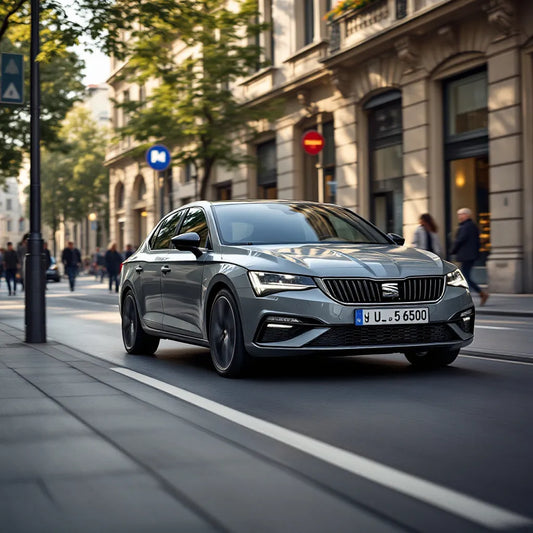 Seat Cordoba II Diesel 1.4 TDI 75ch grise garée dans la rue