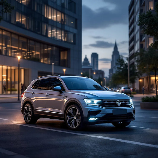 Volkswagen Tiguan I parked in urban setting