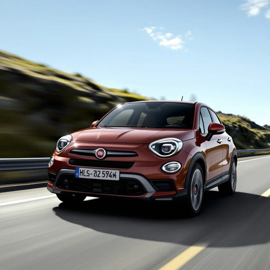 Fiat 500X en profil dynamique