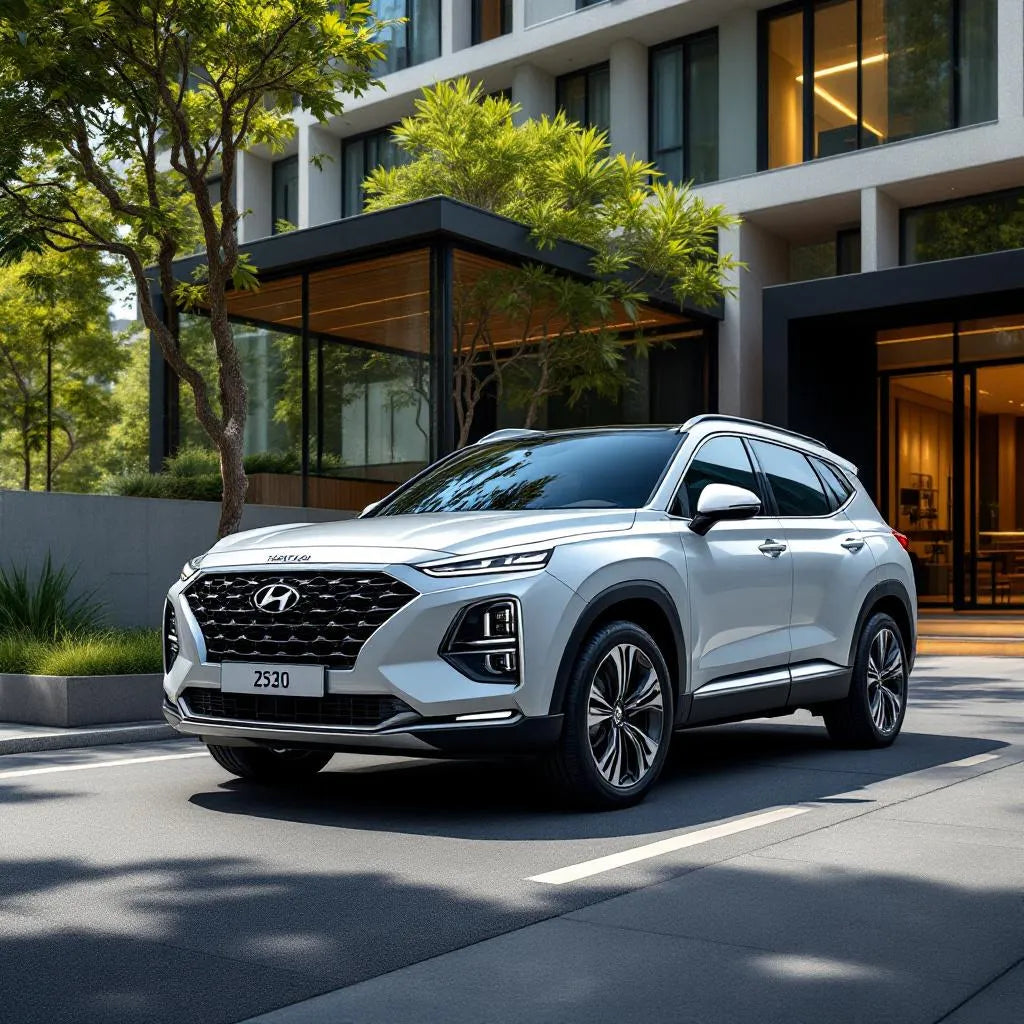 Hyundai Santa Fe Hybride 230 vue de face