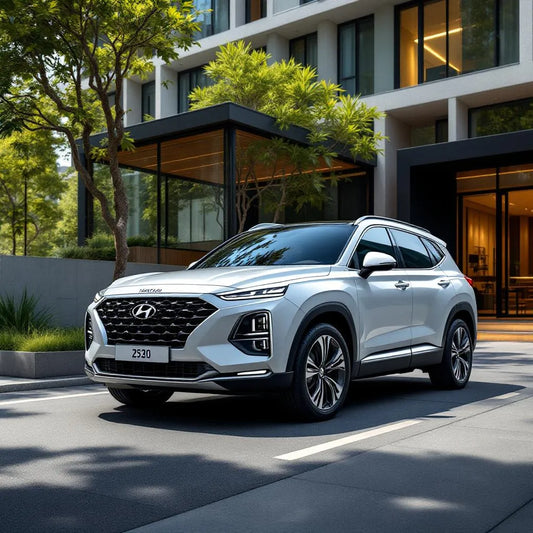 Hyundai Santa Fe Hybride 230 vue de face