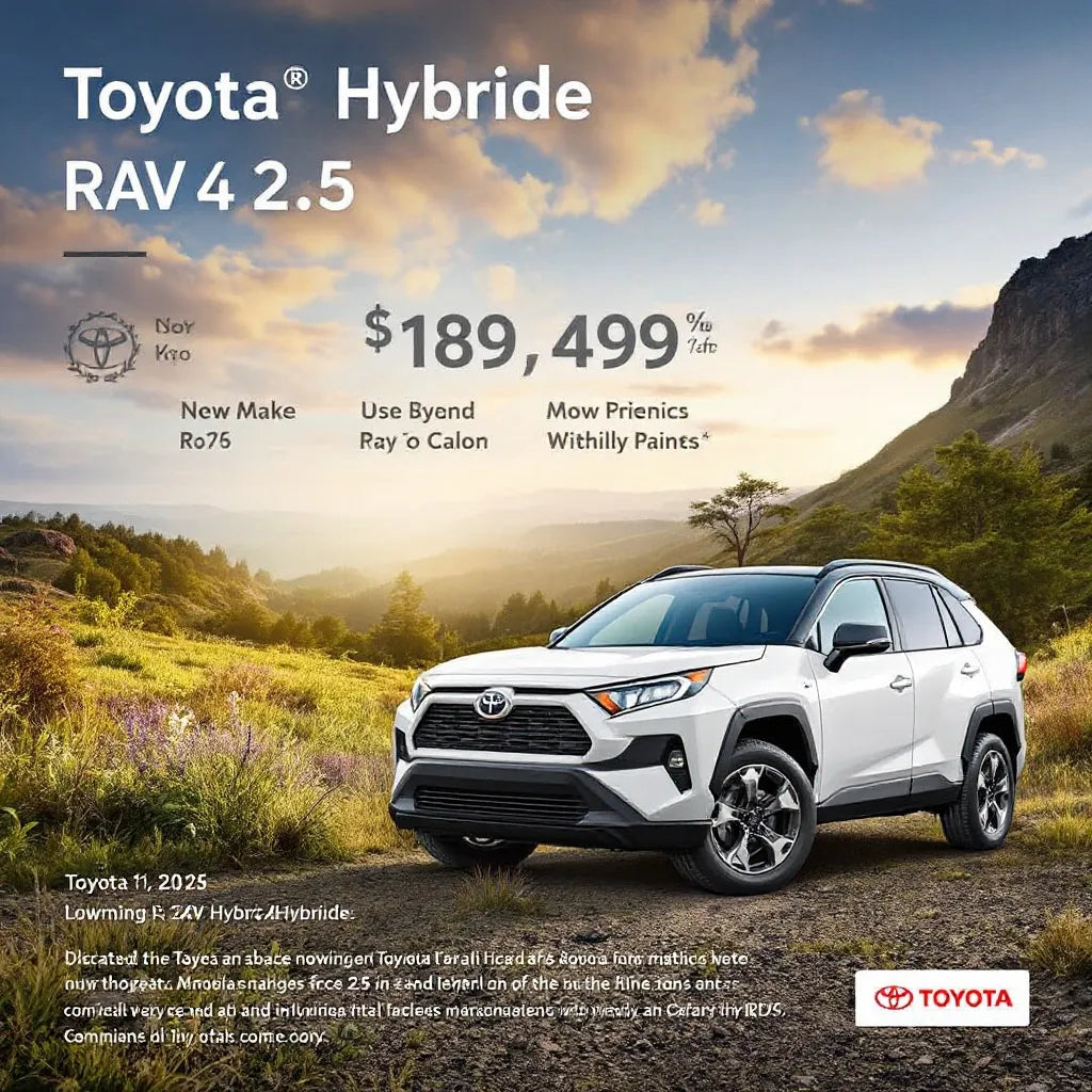 Toyota RAV4 Hybride in nature