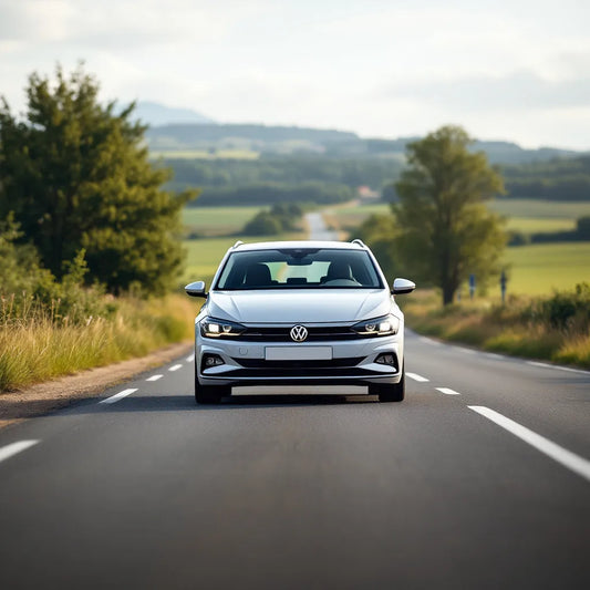 Volkswagen Polo V Diesel 1.2 TDI 75ch garée sur route