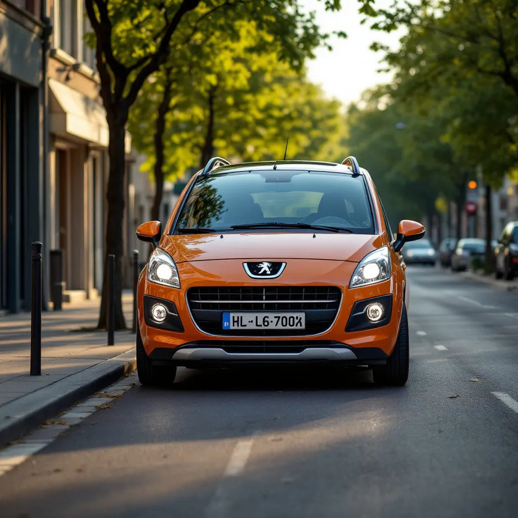 Peugeot 1007 Diesel 1.4 HDi 70ch garée en ville