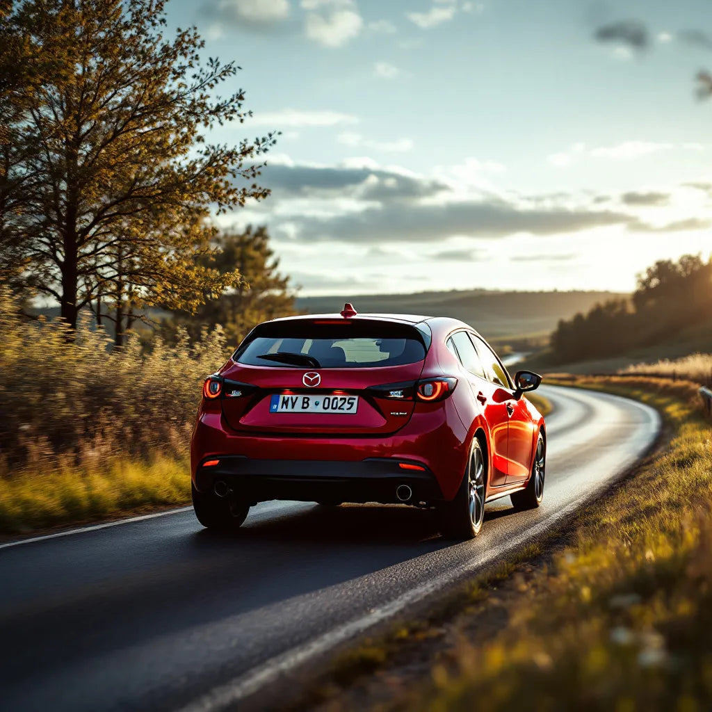 Mazda 3 BK Diesel 1.6 MZ-CD 109ch garée de côté