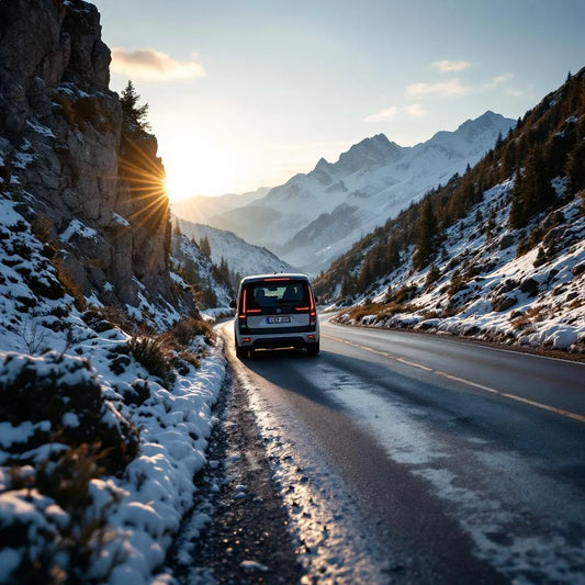 Alpine A290 GTS 220 ch garée en montagne
