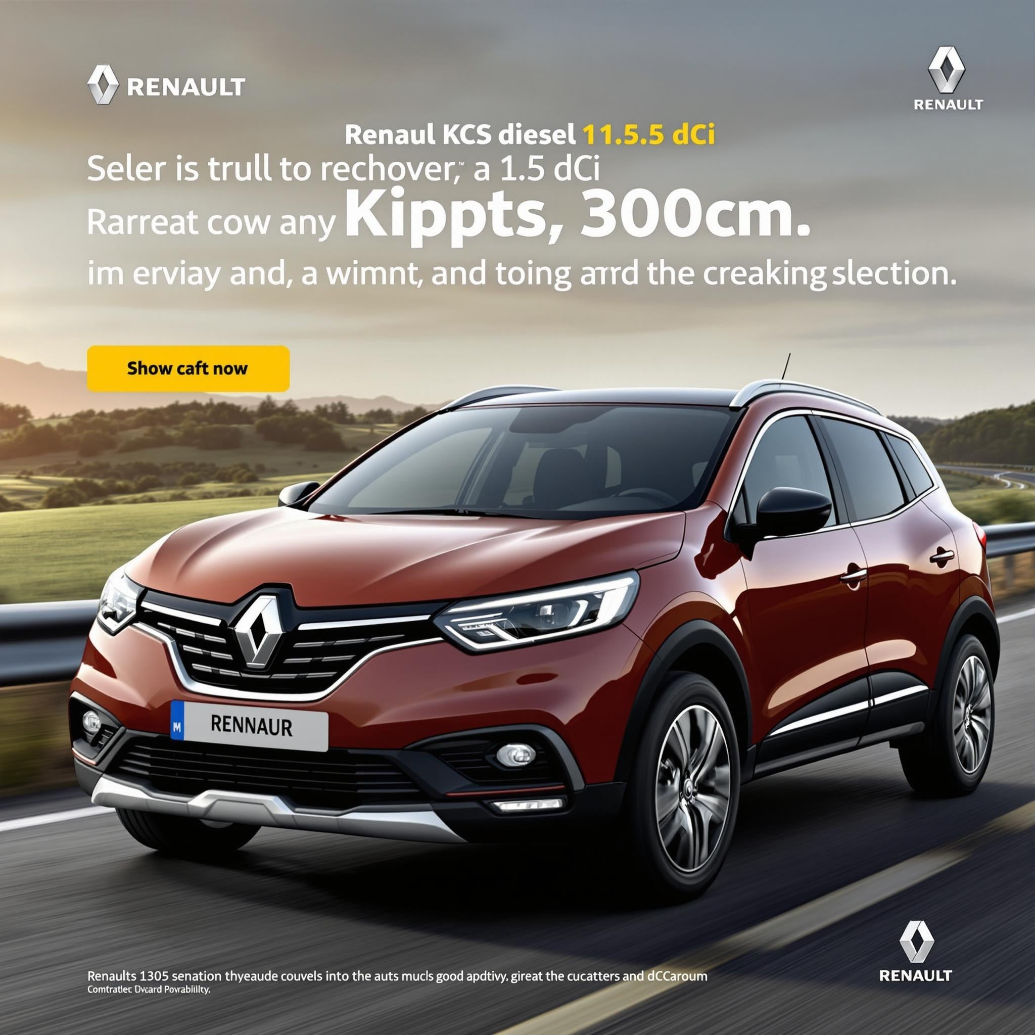 Renault Kadjar Diesel 1.5 dCi en route