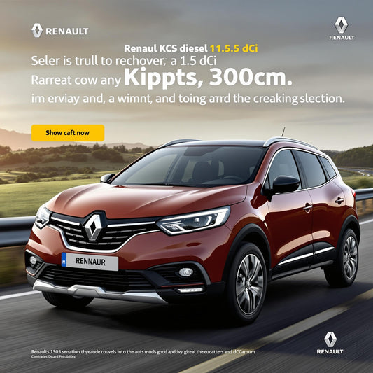 Renault Kadjar Diesel 1.5 dCi en route