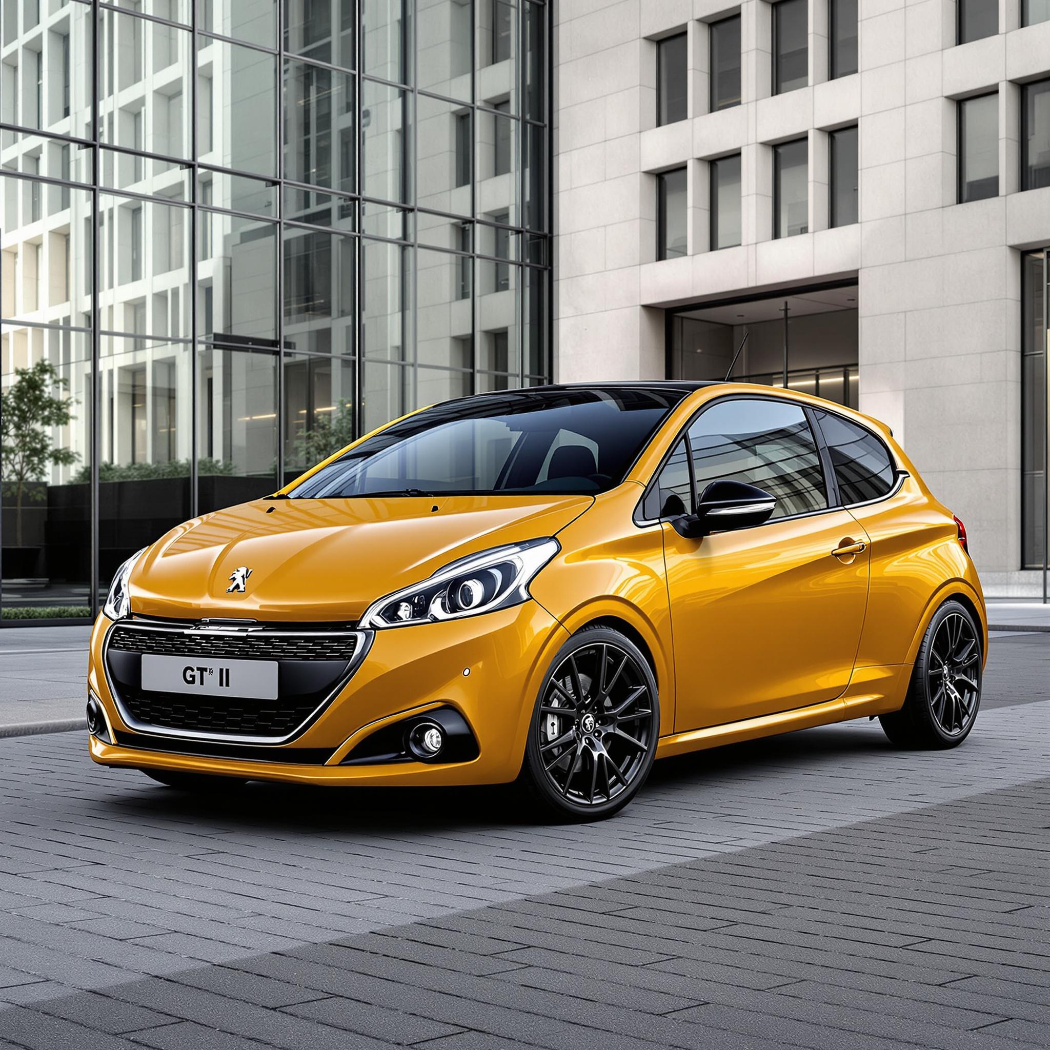 Peugeot 208 I GTi in urban setting