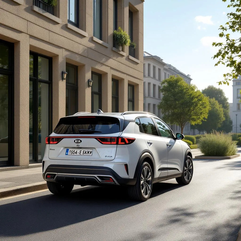 Kia e-Niro Electrique 64 kWh garée en ville