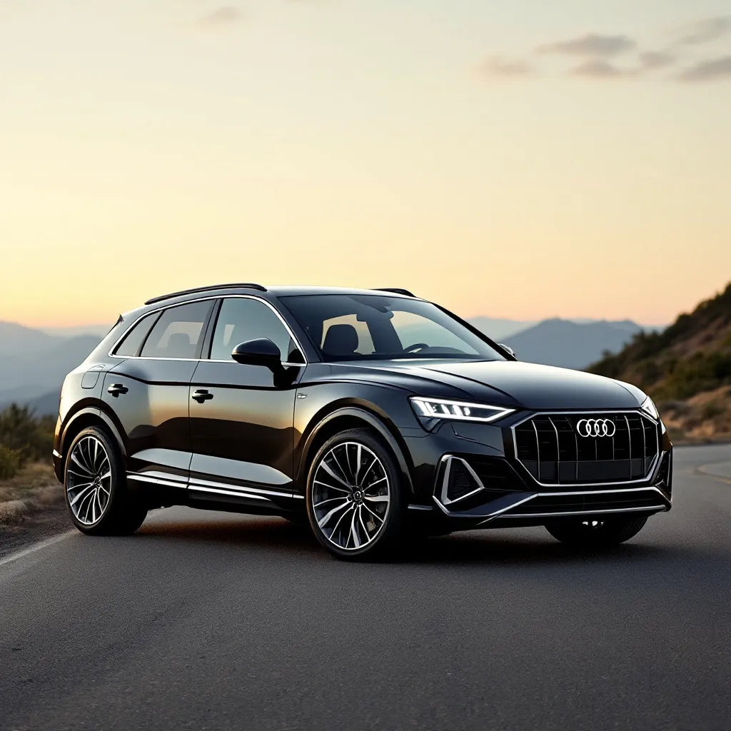 Elegant Audi Q5 (8R) parked on a road