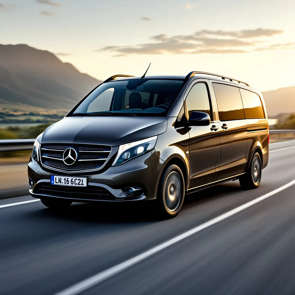 Vue latérale du Mercedes-Benz Vito Diesel 116 CDI