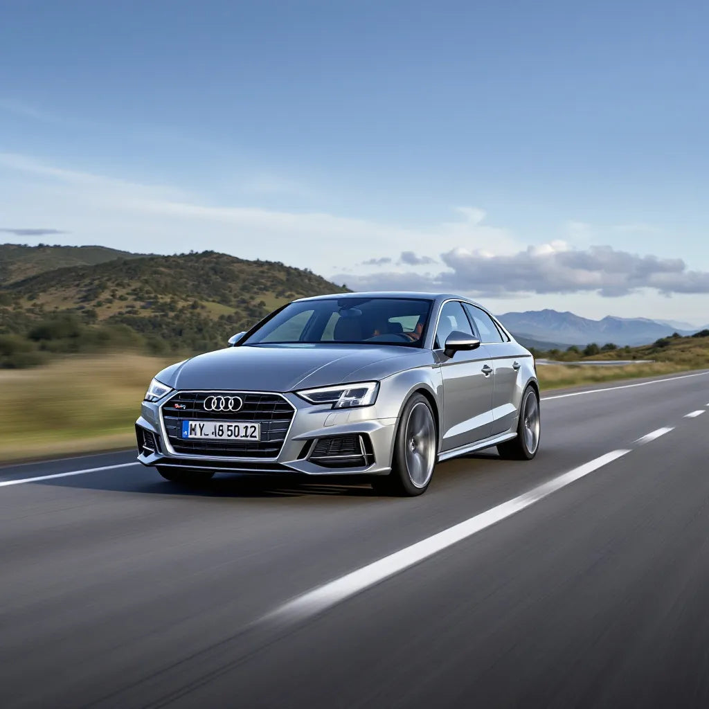 Audi A3 (8Y) Diesel on a scenic road
