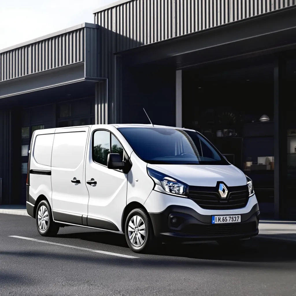 Renault Trafic II Diesel 2.0 dCi 115ch blanc vue trois-quarts