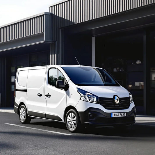 Renault Trafic II Diesel 2.0 dCi 115ch blanc vue trois-quarts