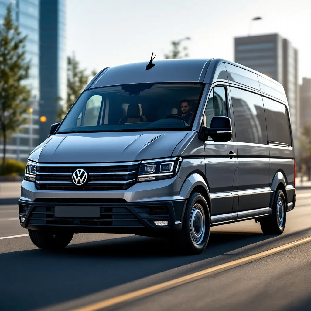 Image d'un Volkswagen Crafter en milieu urbain