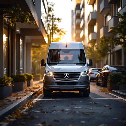 Mercedes Vito W639 111 CDI Diesel garé en vue trois-quarts avant