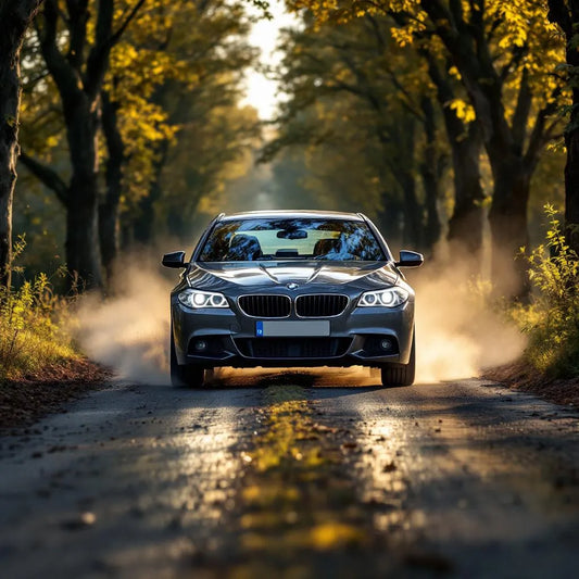 BMW Série 5 E60 Diesel 530d garée