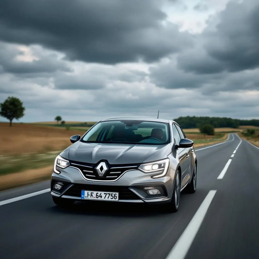 Renault Mégane II diesel grise sur route