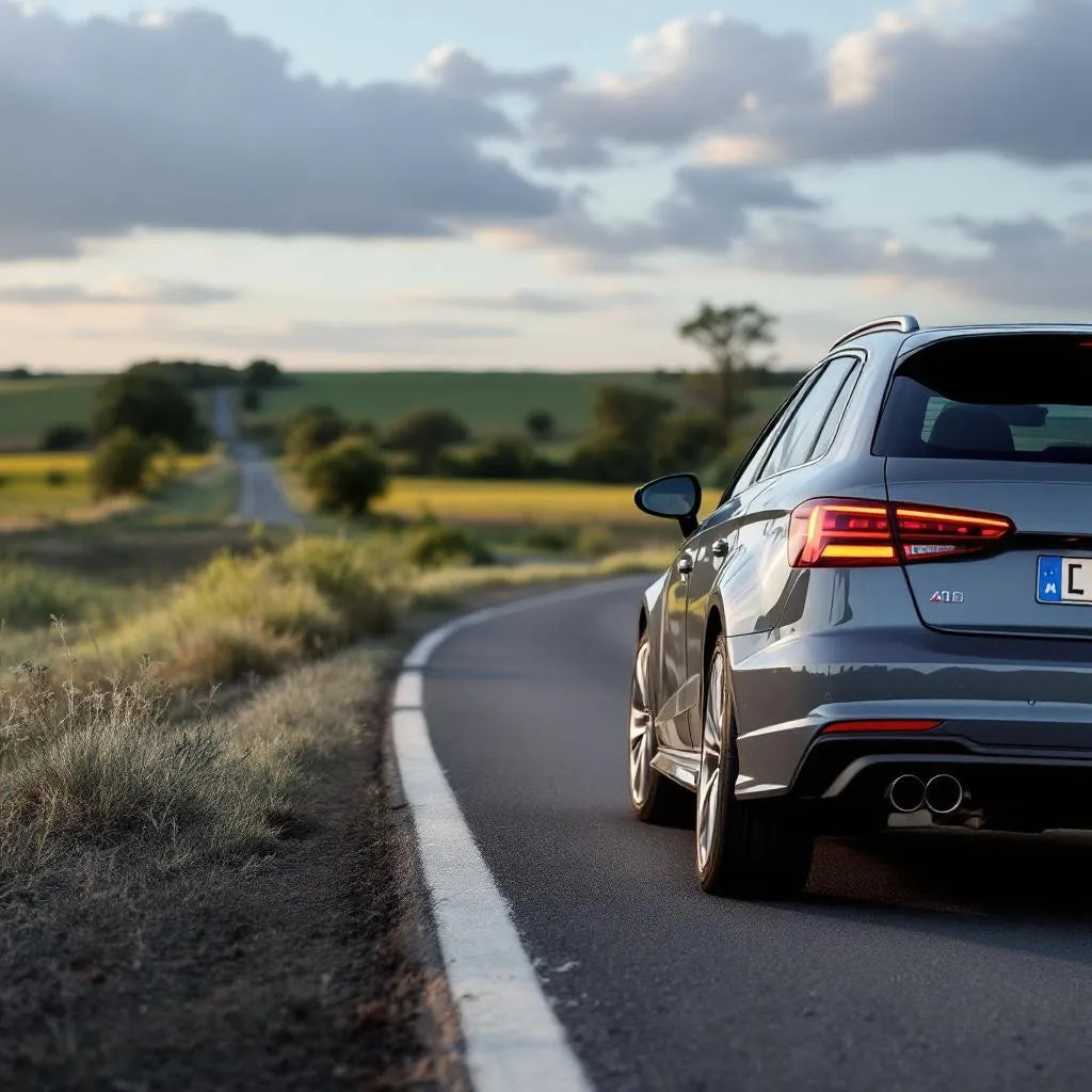 Audi A3 8P Diesel 1.9 TDI 105ch grise garée