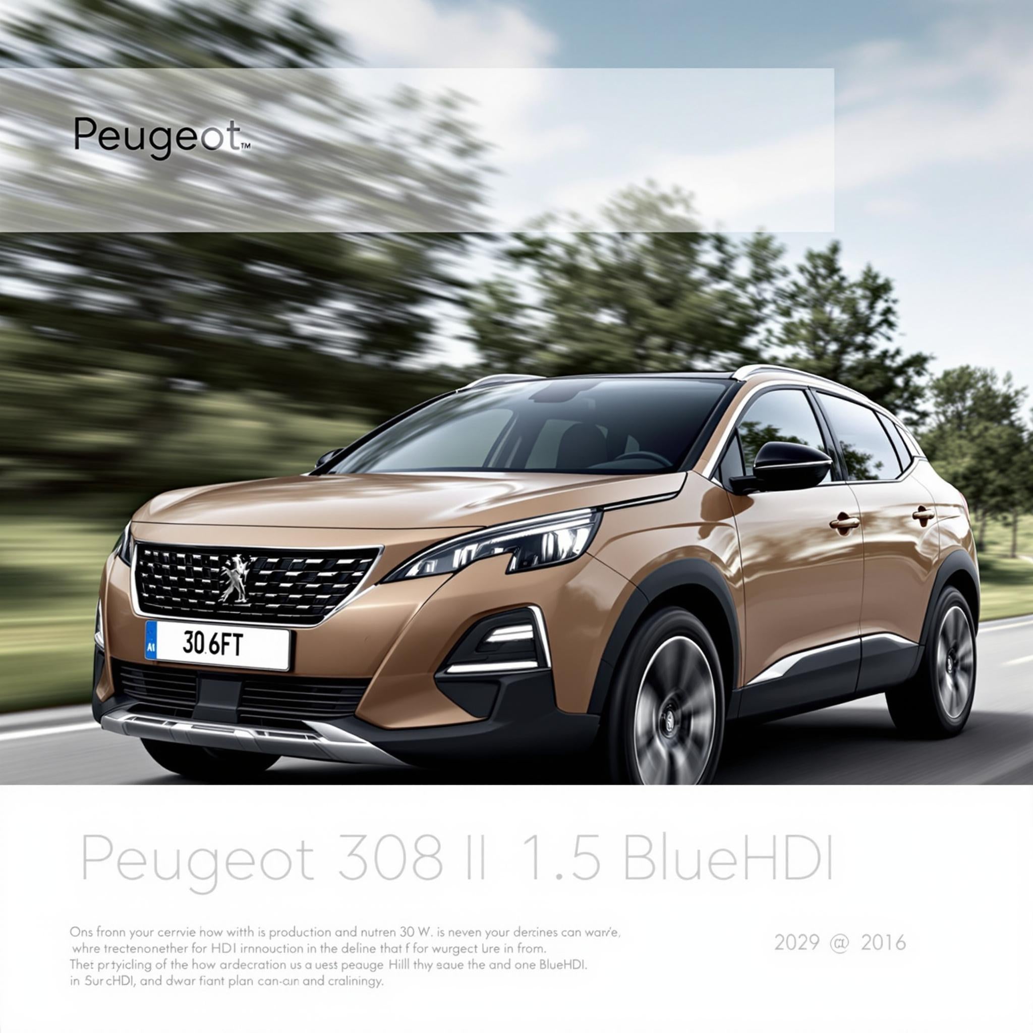 Peugeot 3008 II Diesel modèle 1.5 BlueHDi