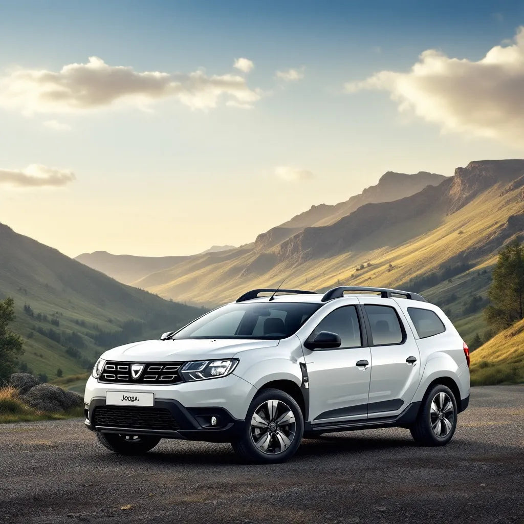 Dacia Jogger parked in a scenic location