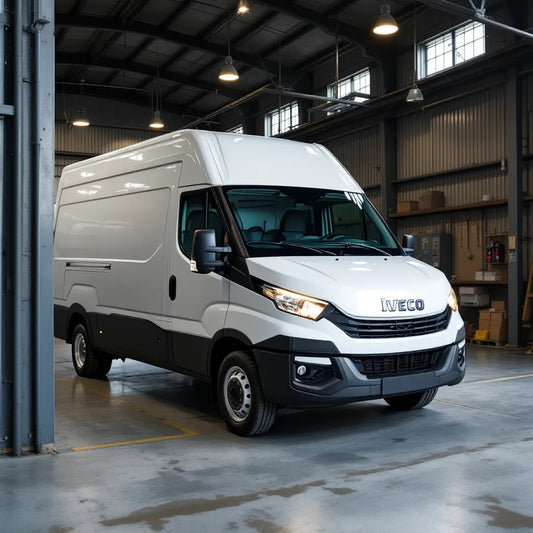 Iveco Daily IV Diesel 35C12 2.3 HPI garé dans un entrepôt