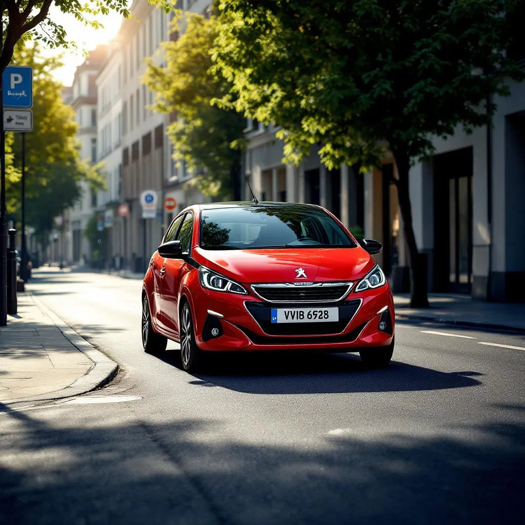 Peugeot 108 Essence 1.0 VTi 69ch garée en ville