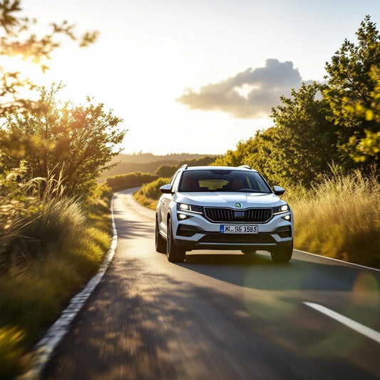 Skoda Kodiaq 1.4 TSI 150ch garée sur route