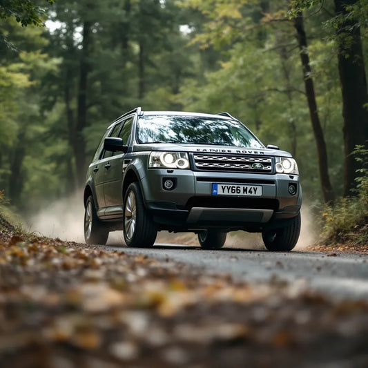 Land Rover Freelander 2 TD4 160ch sur chemin boueux