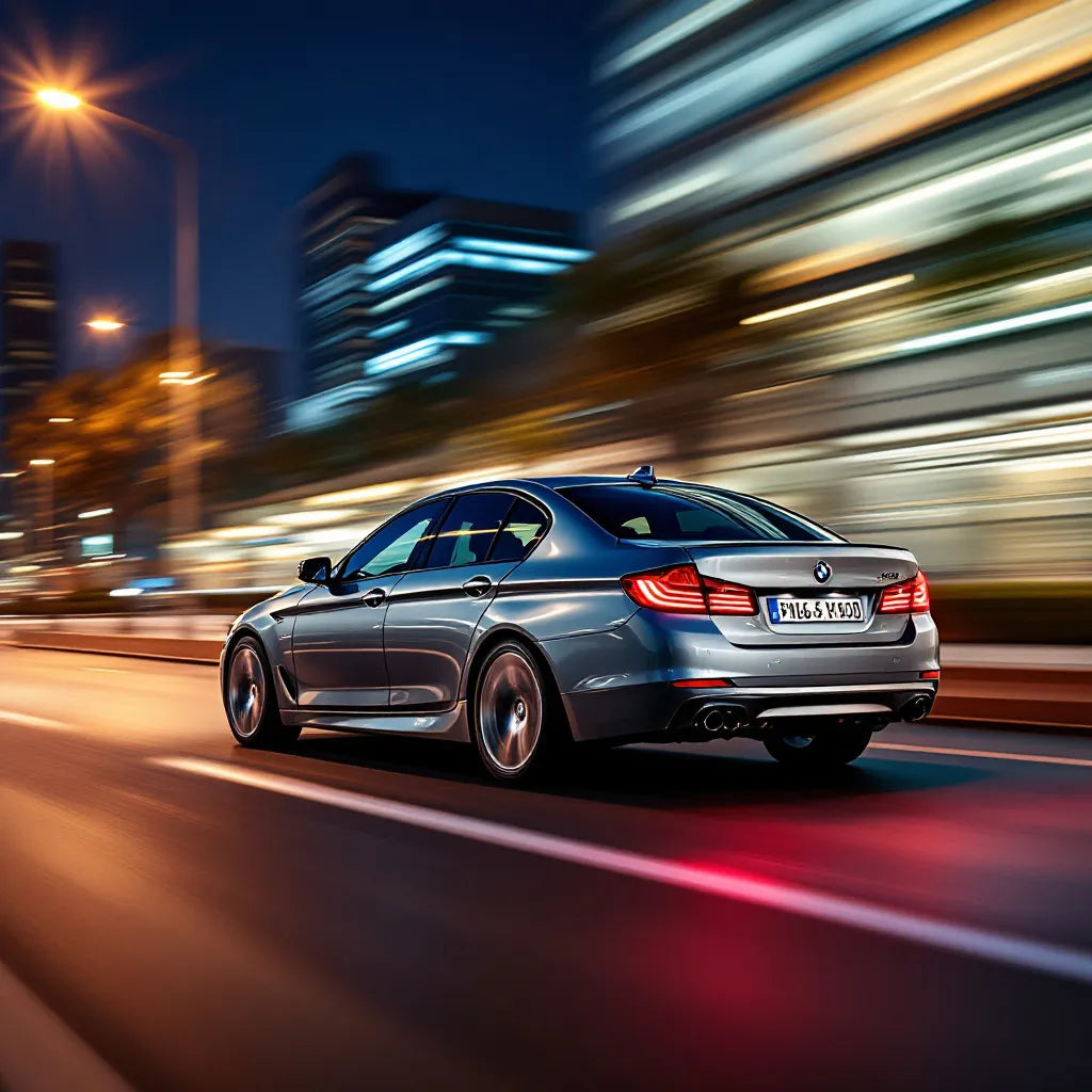 BMW Série 5 E60 Diesel 530d en mouvement