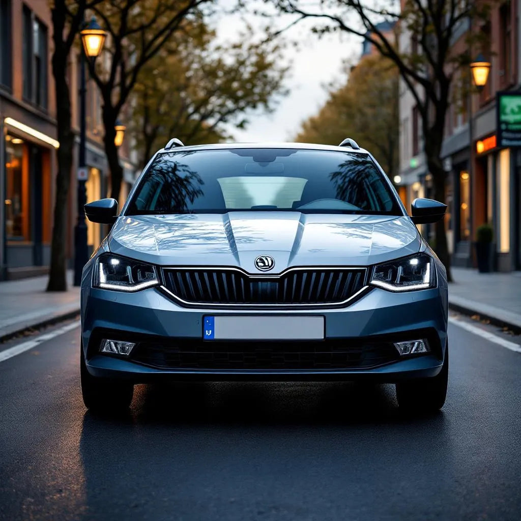 Skoda Fabia II Combi essence en ville