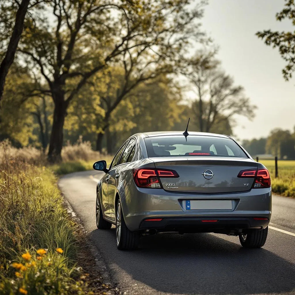 Opel Vectra C Diesel 1.9 CDTI 150 grise vue latérale