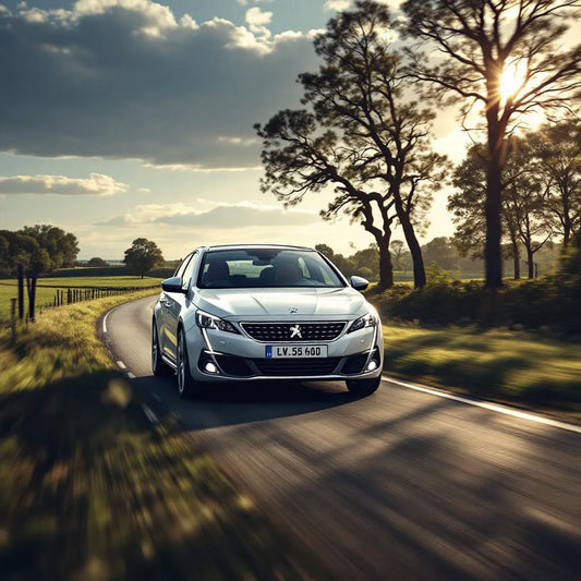 Peugeot 508 II PureTech 180ch garée sur route