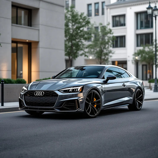 Audi A5 Coupé 8T in a city background