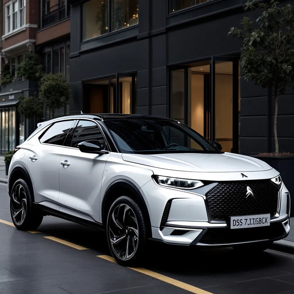 DS 7 Crossback E-Tense parked in city