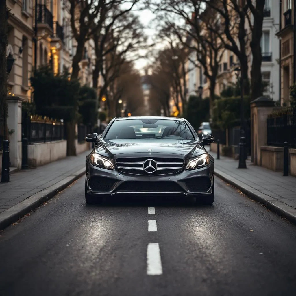 Mercedes Classe C W204 C180 Kompressor vue trois-quarts avant