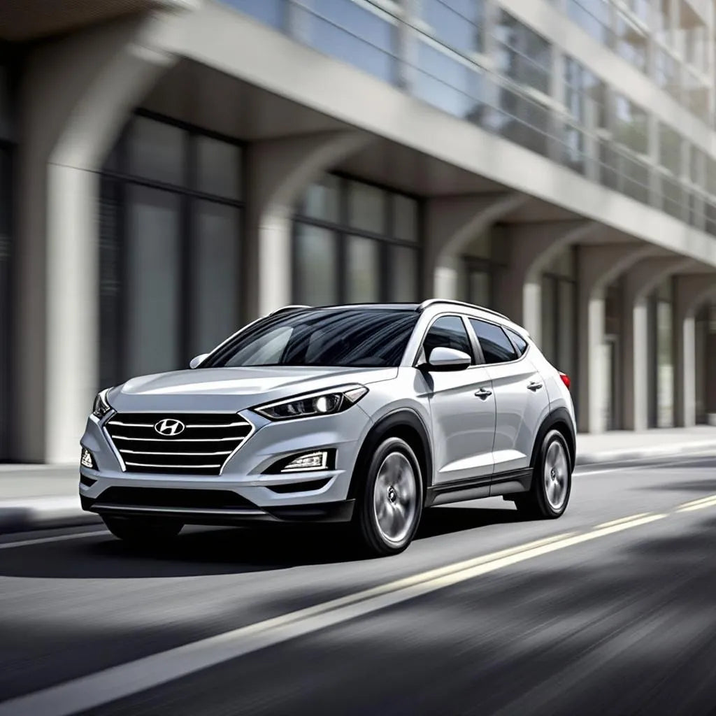 Hyundai Tucson Essence 1.6 T-GDi en profil