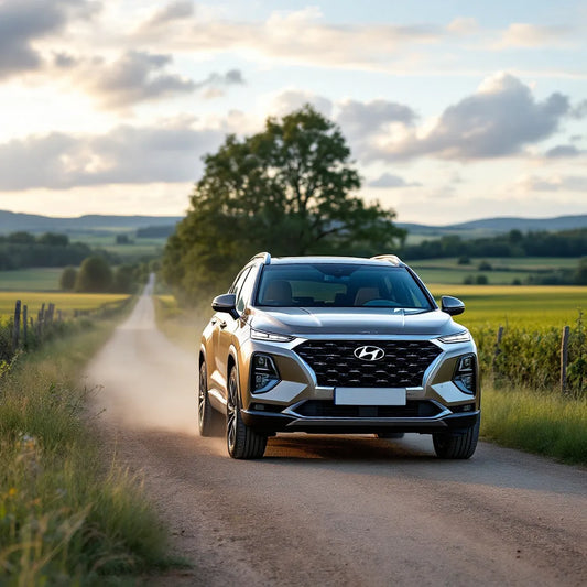 Vue latérale du Hyundai Santa Fe II Diesel 2.2 CRDi 155ch