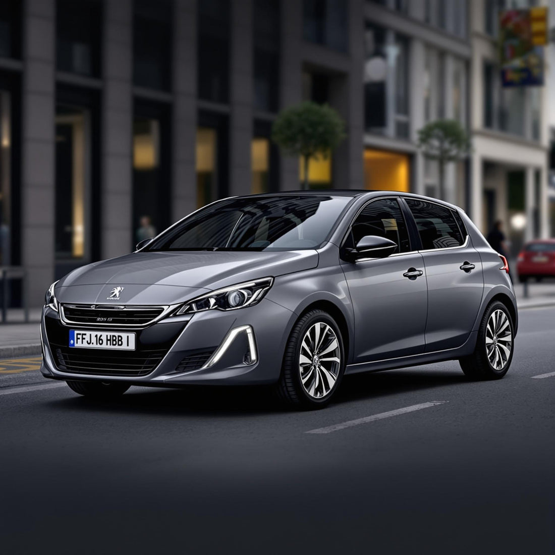 Peugeot 308 I Diesel 1.6 HDi en ville