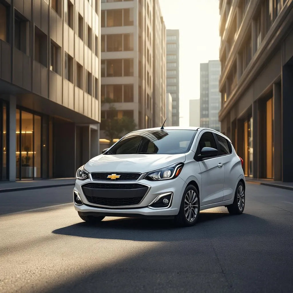 Chevrolet Spark Essence 1.0 68ch garée en ville